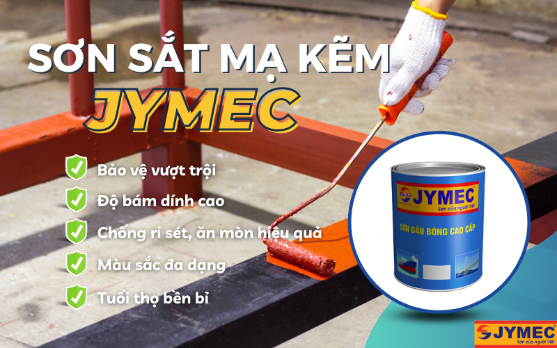 Sơn sắt mạ kẽm JYMEC