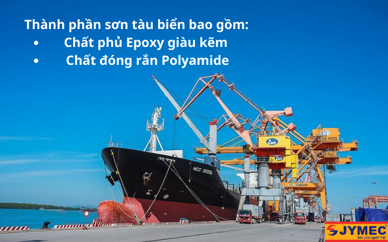 Các chất chính của sơn tàu biển