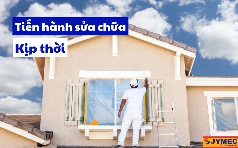 Cần sửa chữa kịp thời những lỗi của màng sơn
