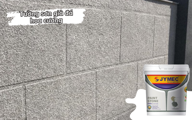 Tường sơn giả đá
