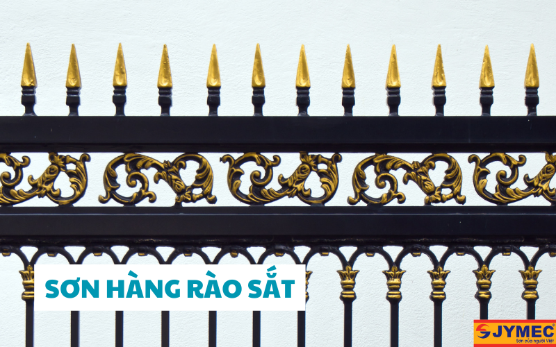 Ràng rào được sơn sắt giúp bền đẹp