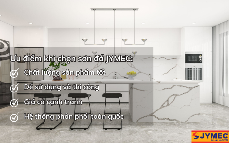 Ưu điểm khi lựa chọn sơn đá JYMEC