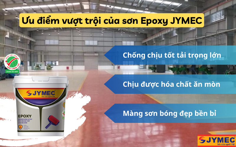 Ưu điểm vượt trội của Sơn Epoxy JYMEC