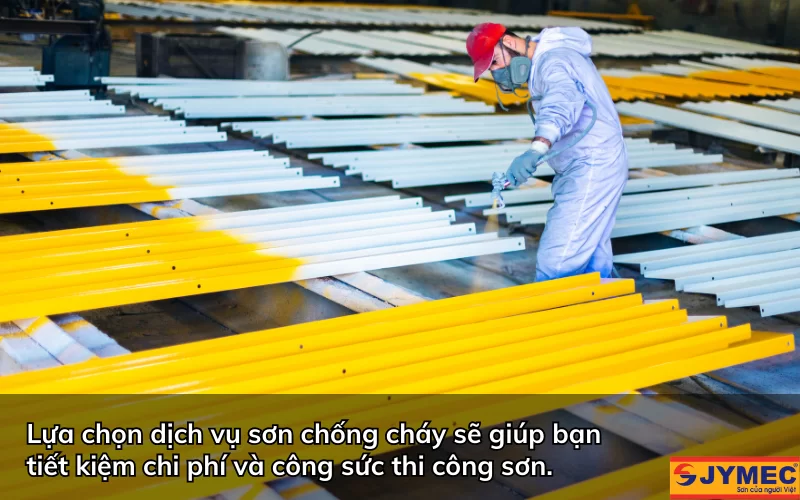 Vì sao nên thuê dịch vụ thi công sơn chống cháy