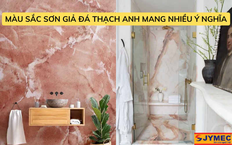 Màu sơn đá thạch anh mang nhiều ý nghĩa khác nhau