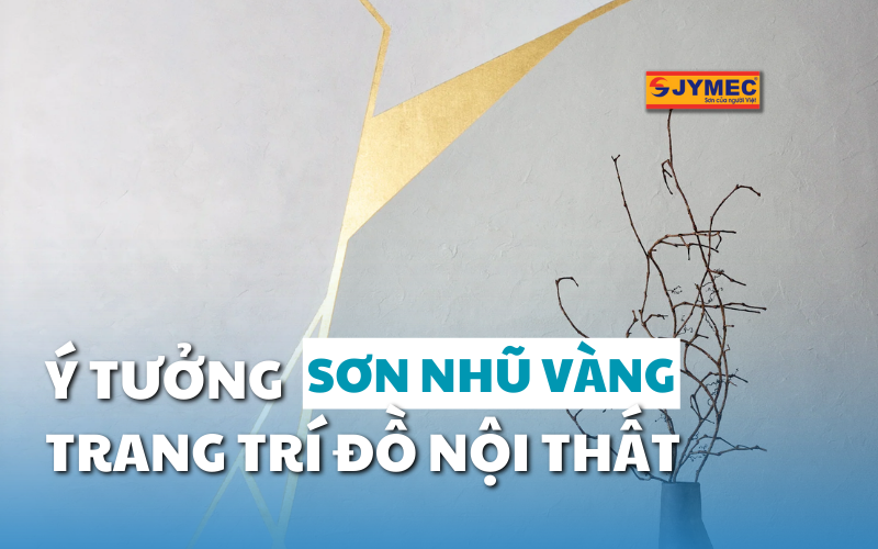 Ý tưởng sơn nhũ vàng trang trí đồ nội thất cực sang trọng, bắt mắt