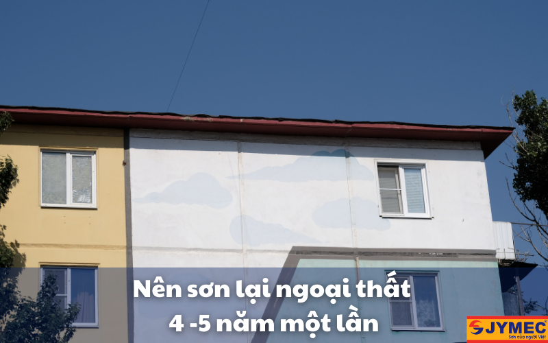 Nên sơn lại ngoại thất sau 4-5 năm Nên sơn lại ngoại thất sau 4-5 năm