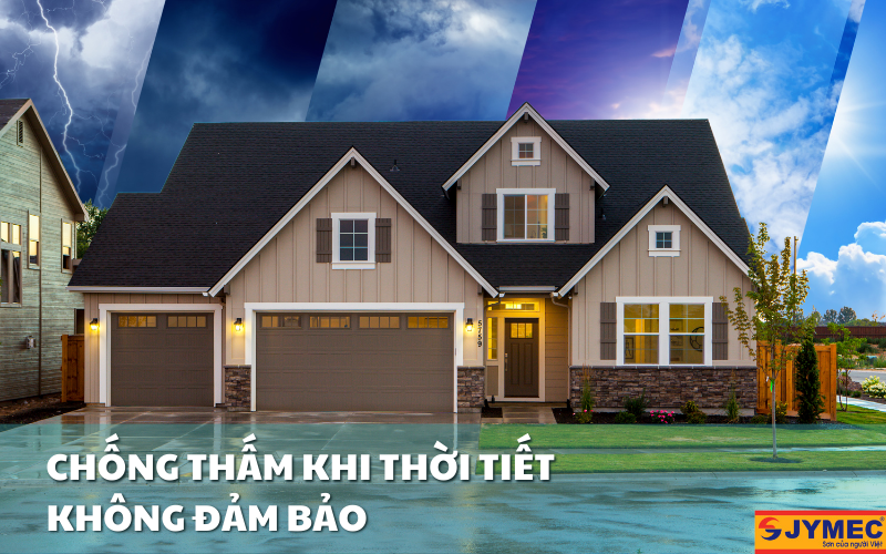 Điều kiện thi công sơn chống thấm cũng ảnh hưởng tới hiệu quả chống thấm