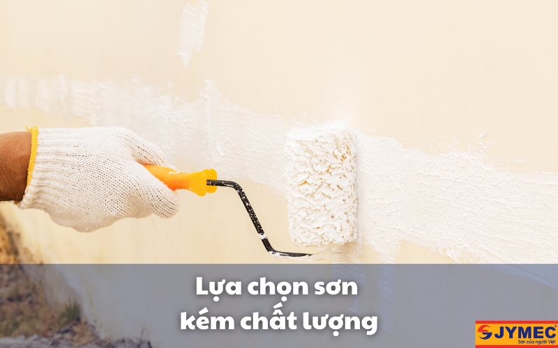 Chọn sơn kém chất lượng dễ gây ra hiện tượng phai màu ngoại thất Chọn sơn kém chất lượng dễ gây ra hiện tượng phai màu ngoại thất