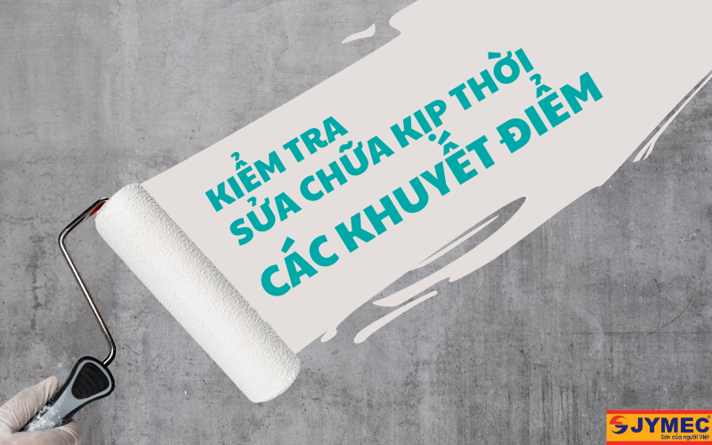 Thường xuyên kiểm tra sửa chữa khuyết điểm WC