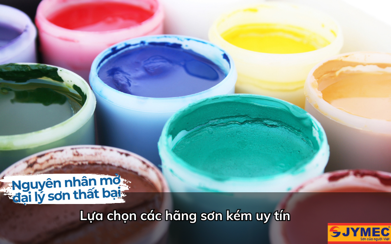 Không nên lựa chọn hãng sơn kém uy tín, không rõ tiếng tăm