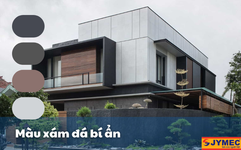 ngoại thất màu xám đá bí ẩn