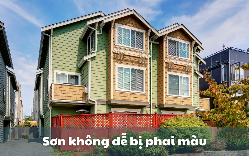 Lựa chọn loại sơn có độ bền màu cao