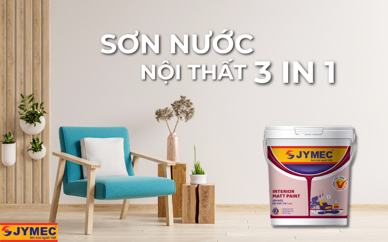 Sơn JYMEC 3IN1 giúp chống nấm mốc tốt