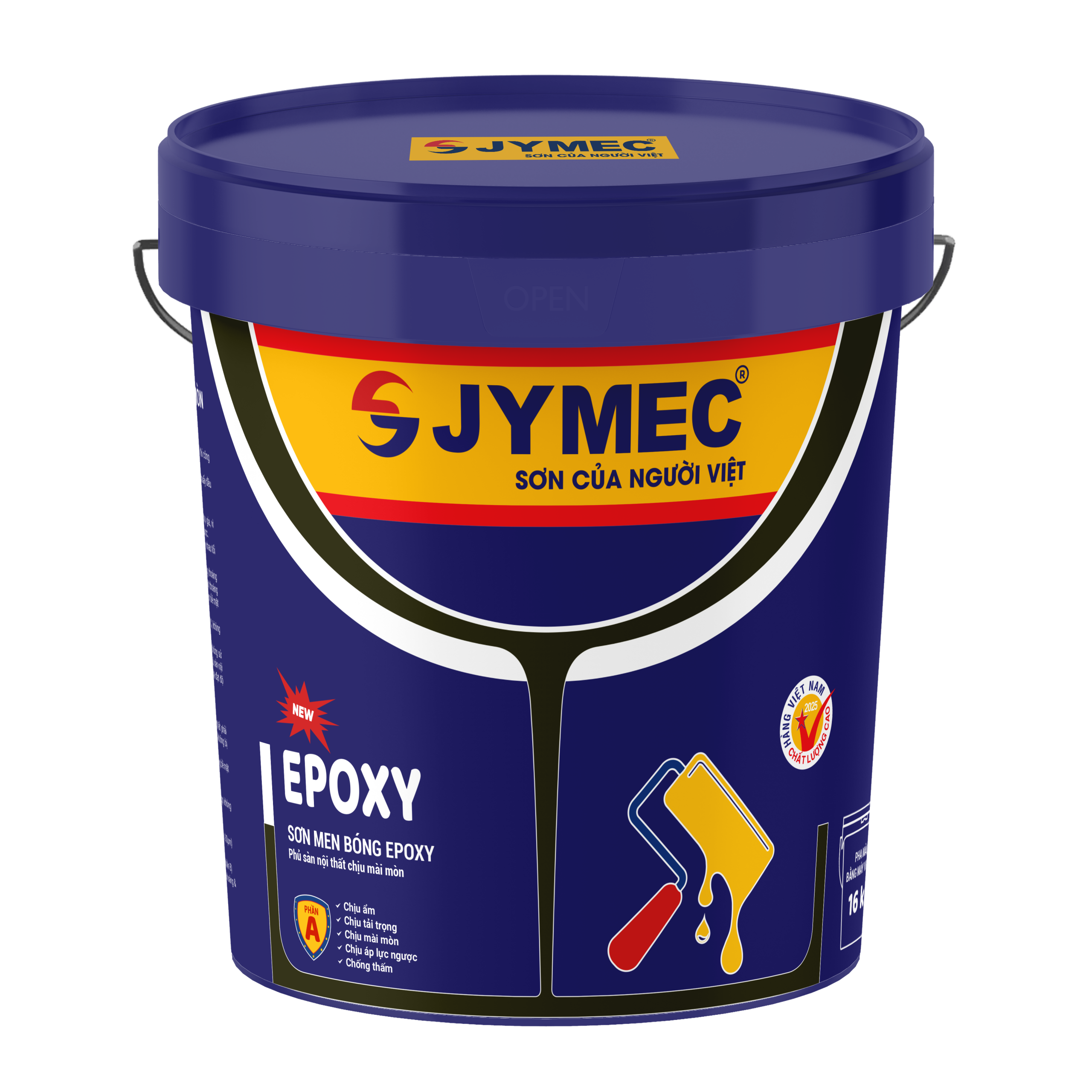 Sơn men bóng epoxy phủ sàn nội thất chịu mài mòn