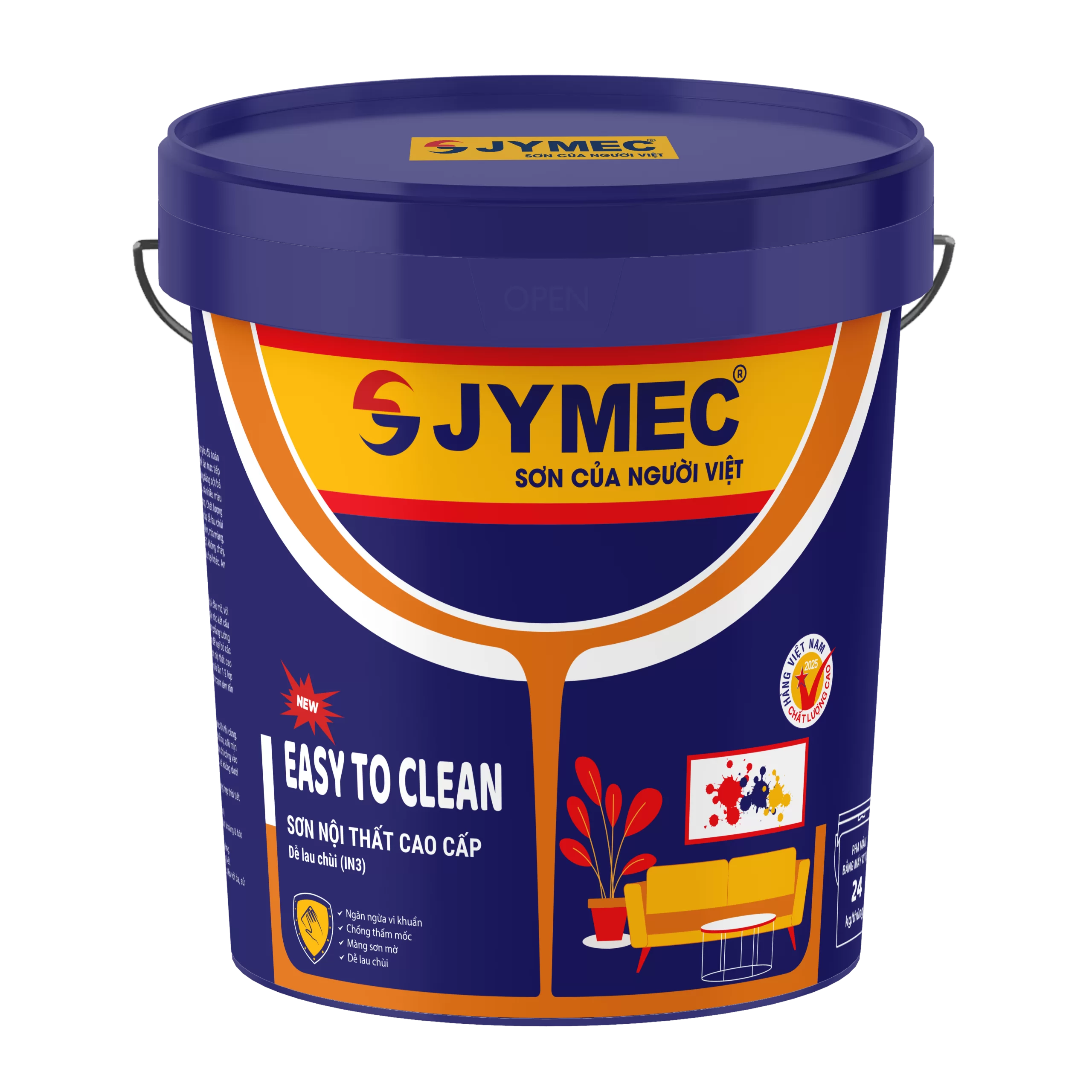 Sơn Nội Thất Cao Cấp Dễ Lau Chùi In3