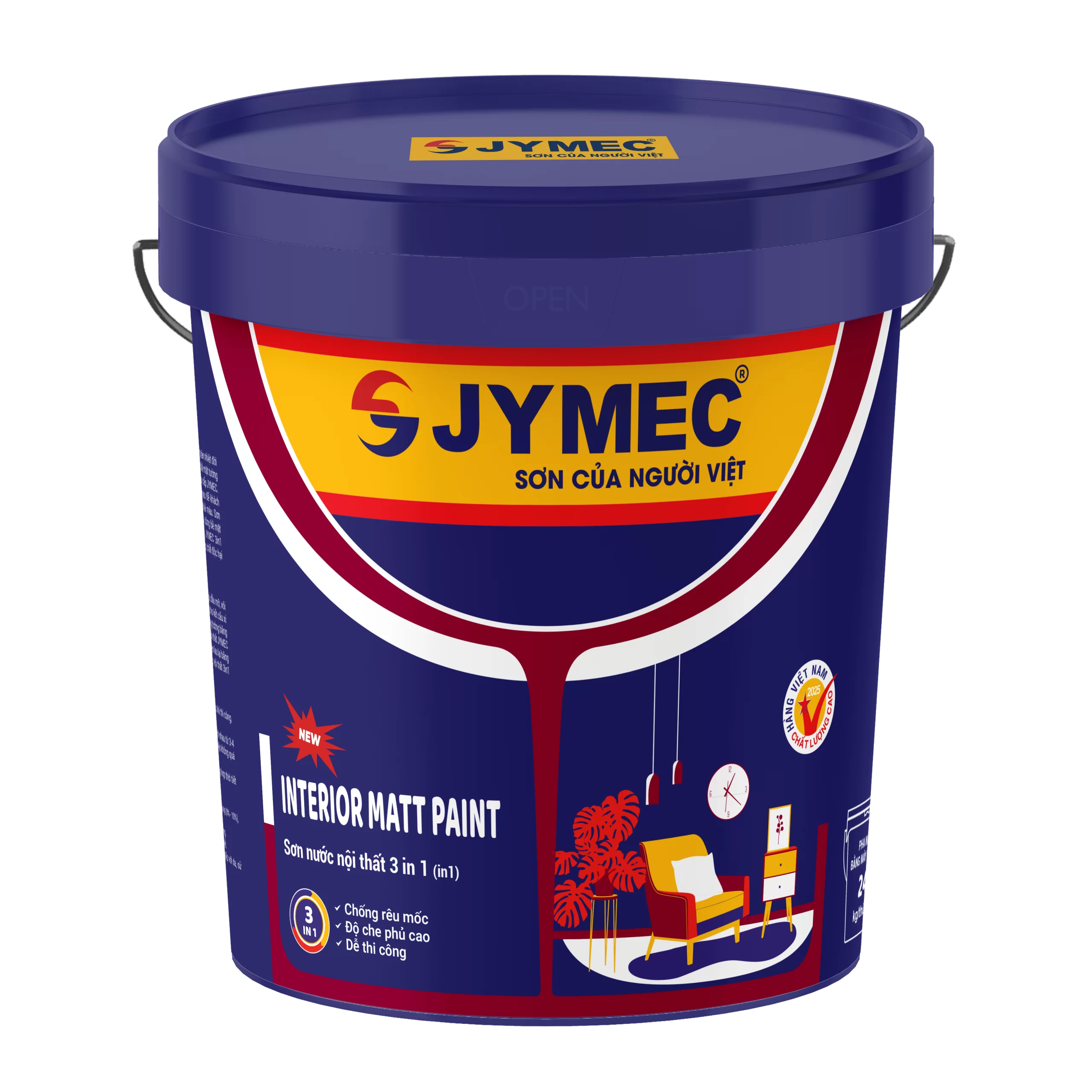 Sơn Nước Nội Thất 3 In 1