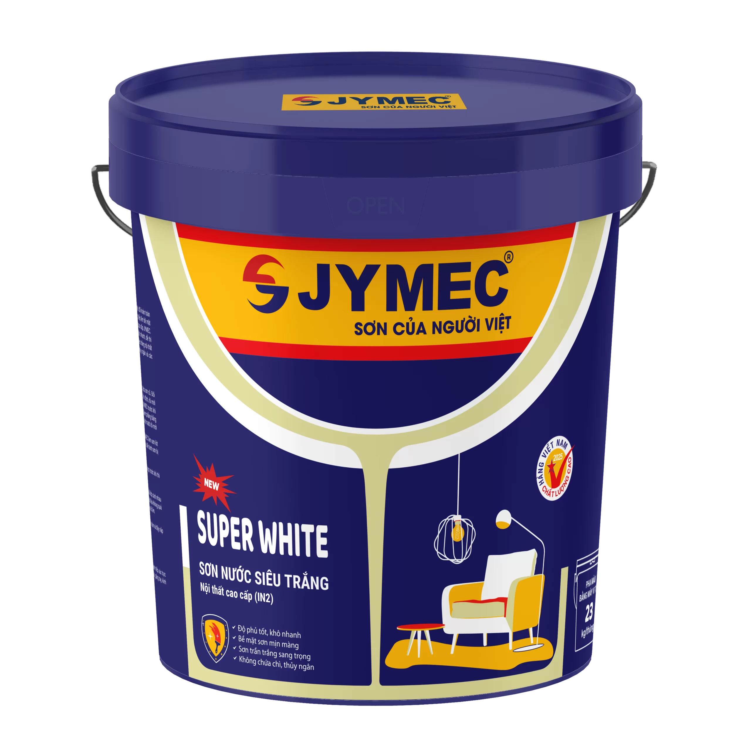 Sơn Nước Siêu Trắng Nội Thất Cao Cấp In2