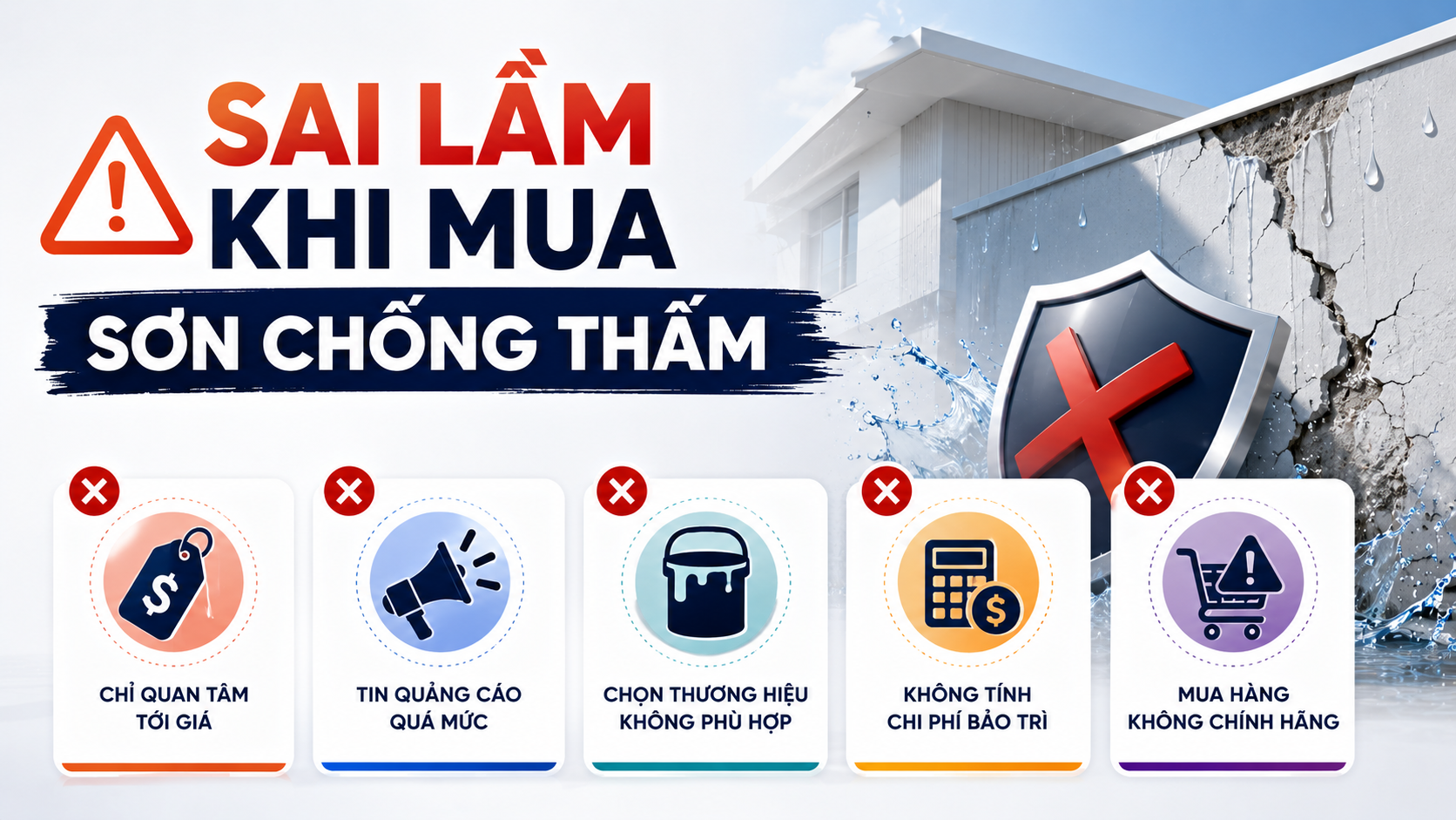 Sai Lam Khi Mua Son Chong Tham