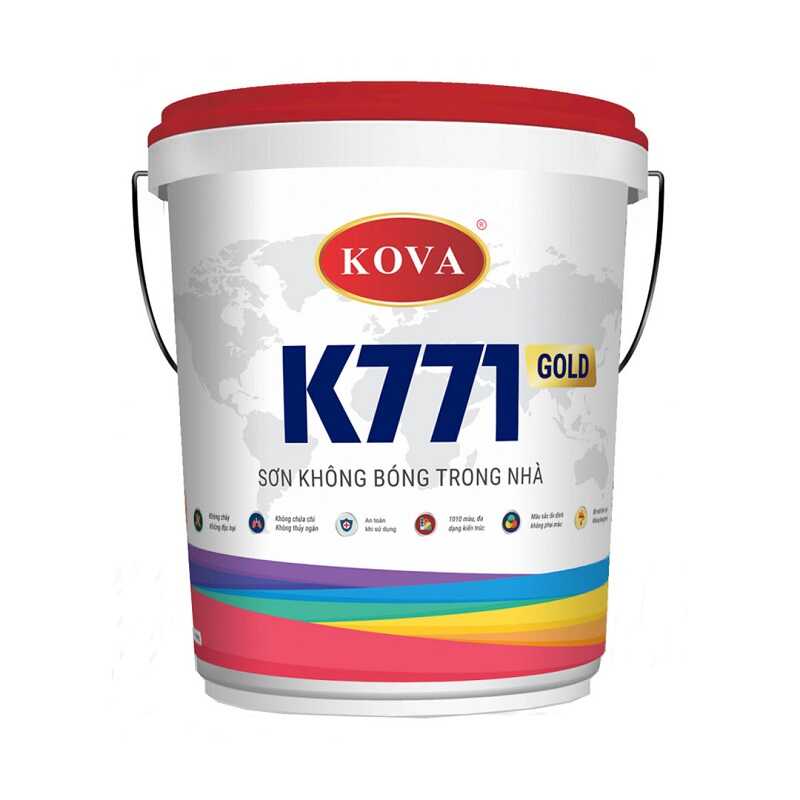 Sơn Kova K771 có thể dùng cho mọi công trình dự án