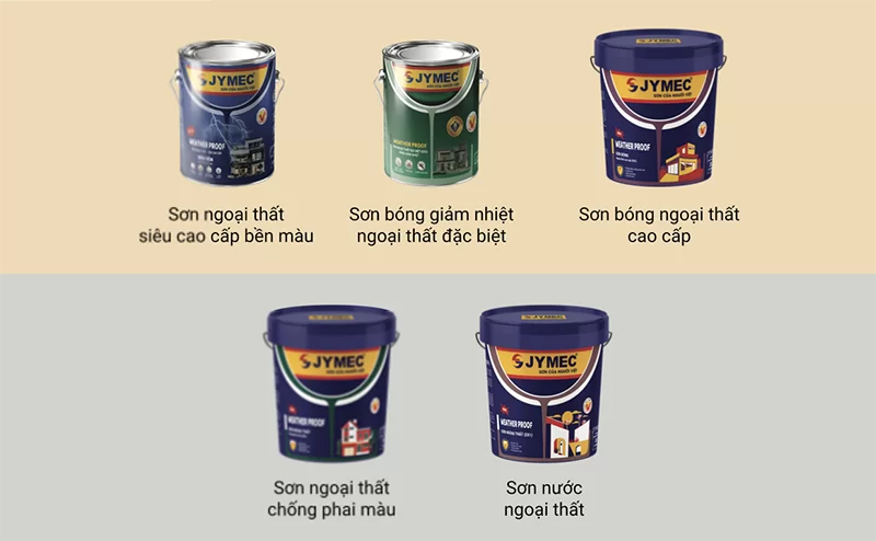 Sản phẩm sơn ngoại thất JYMEC