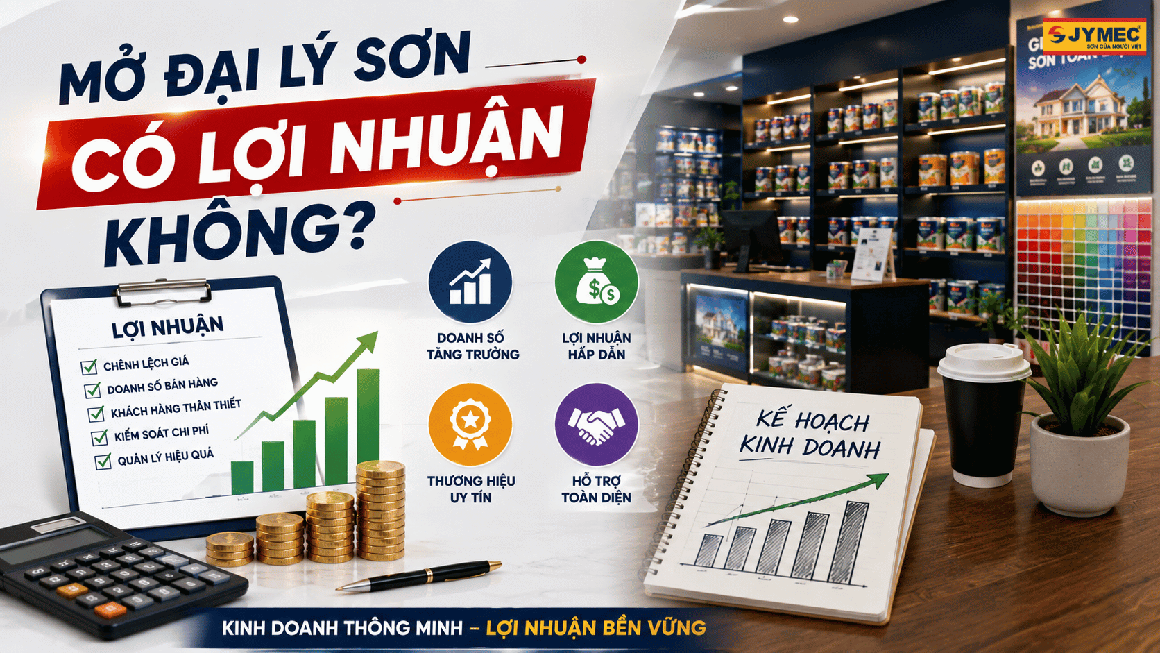 Mở đại lý sơn có lợi nhuận nhiều không