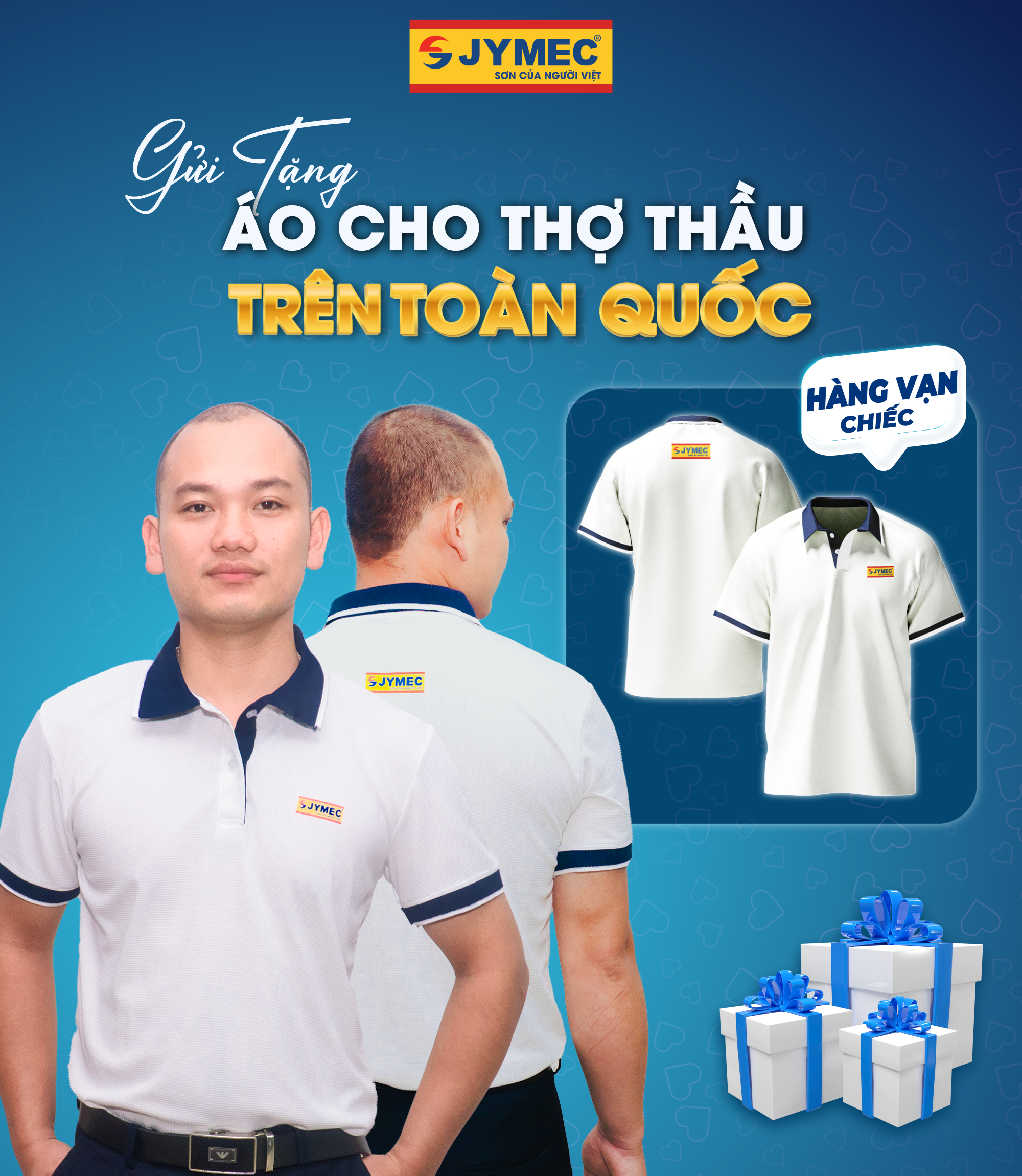 JYMEC Trao Tặng Áo Thợ Thầu - Gửi Gắm Niềm Tin, Đồng Hành Mọi Công Trình