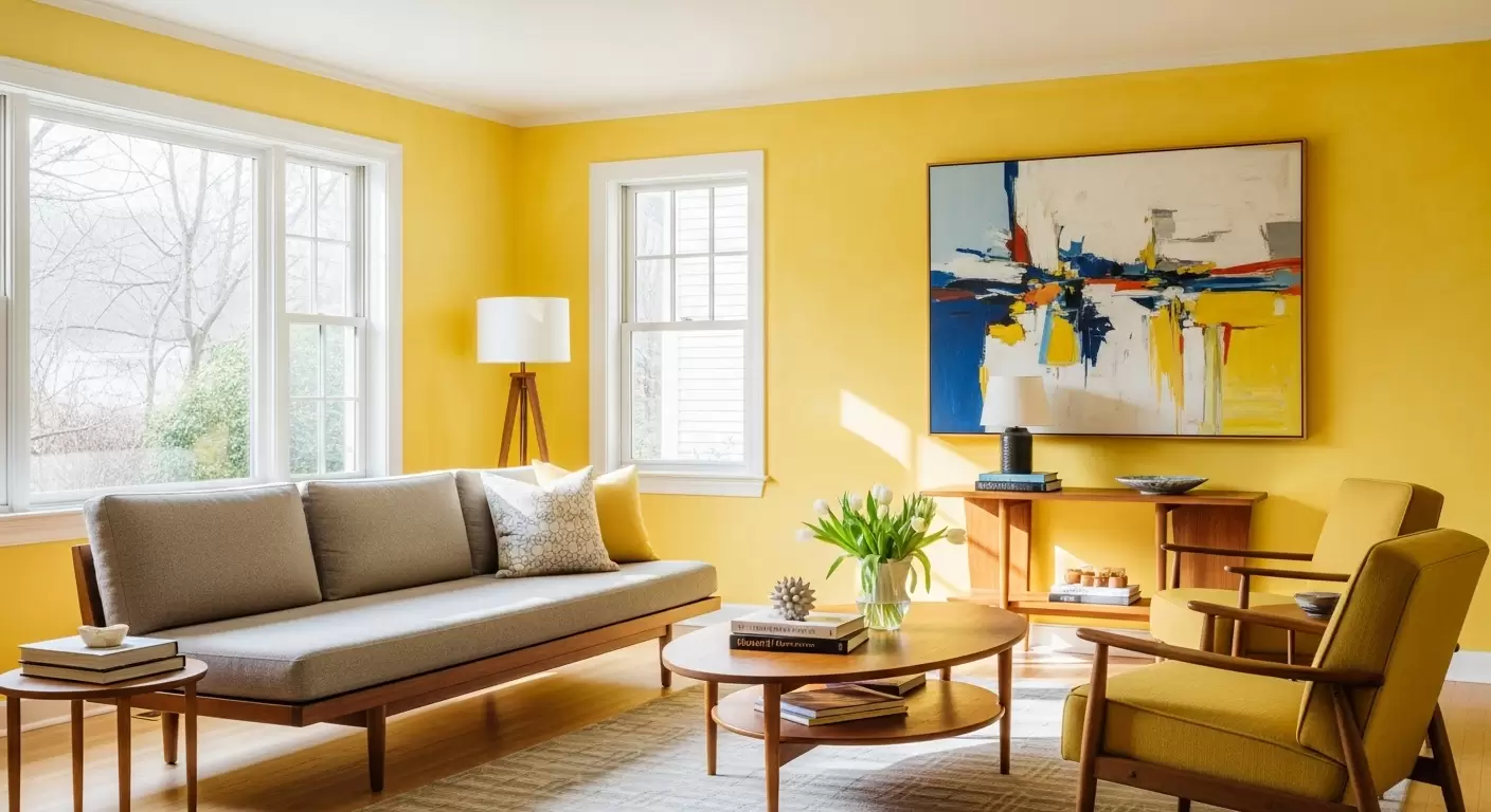 Sơn Nội Thất Màu Vàng: Ý Tưởng, Phối Màu & Lựa Chọn Thông Minh