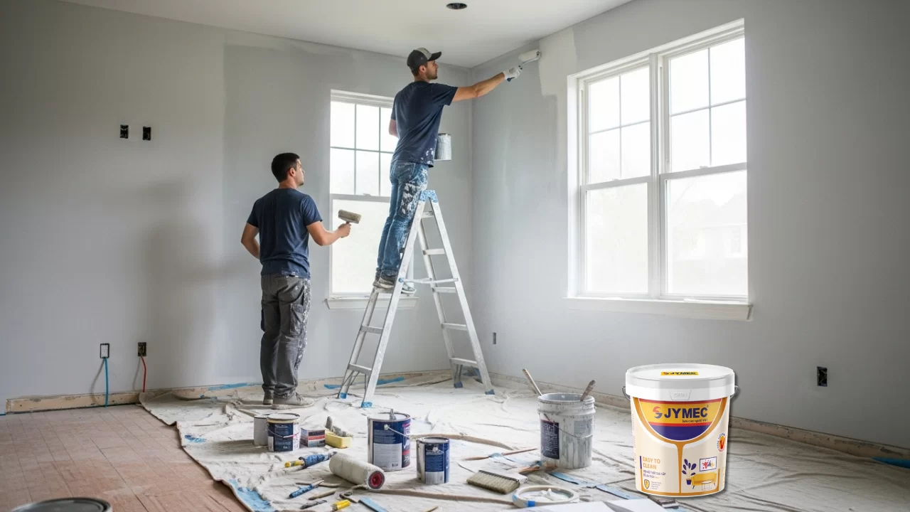 Quy trình sơn nội thất chuẩn kỹ thuật – Hướng dẫn thực hiện từng bước