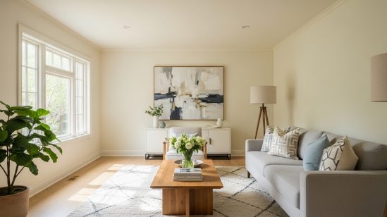 Sơn nội thất màu trắng kem: Bí quyết tạo không gian sang trọng 2025