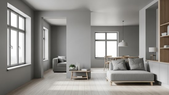 Sơn nội thất màu xám trắng: xu hướng sang trọng & dễ phối