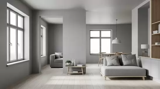 Sơn nội thất màu xám trắng: xu hướng sang trọng & dễ phối