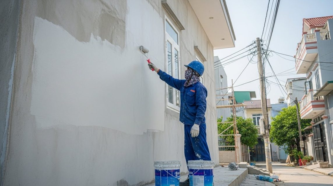 1 thùng sơn chống thấm sơn được bao nhiêu m2? Cách tính chuẩn nhất