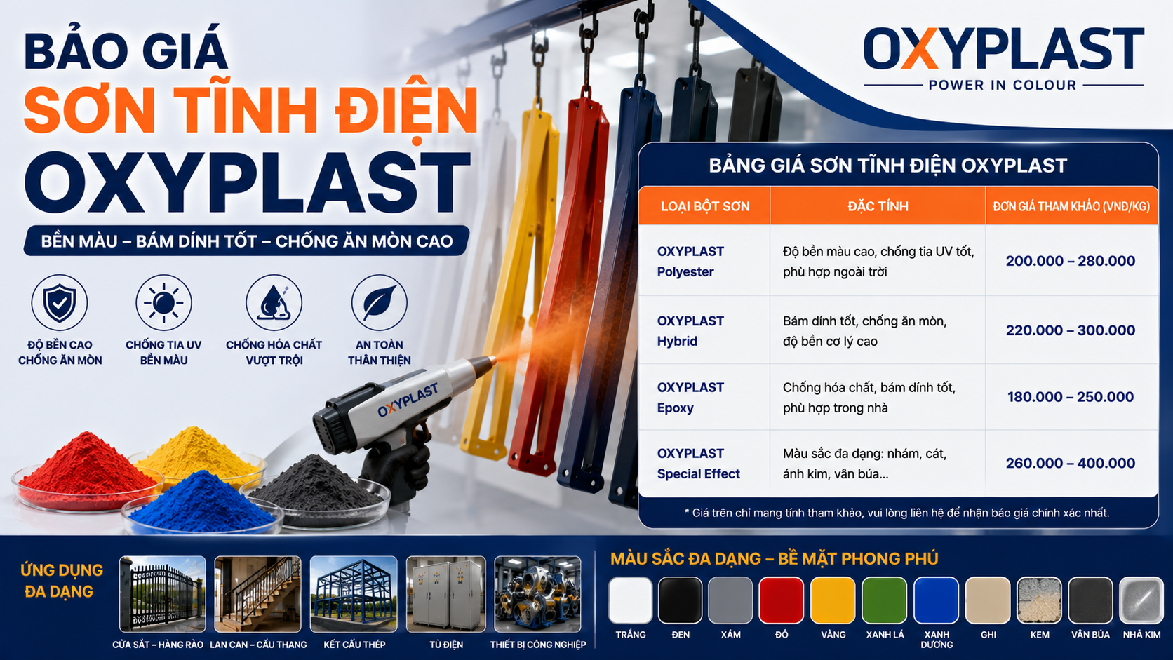 Bang Gia Son Tinh Dien Oxyplast