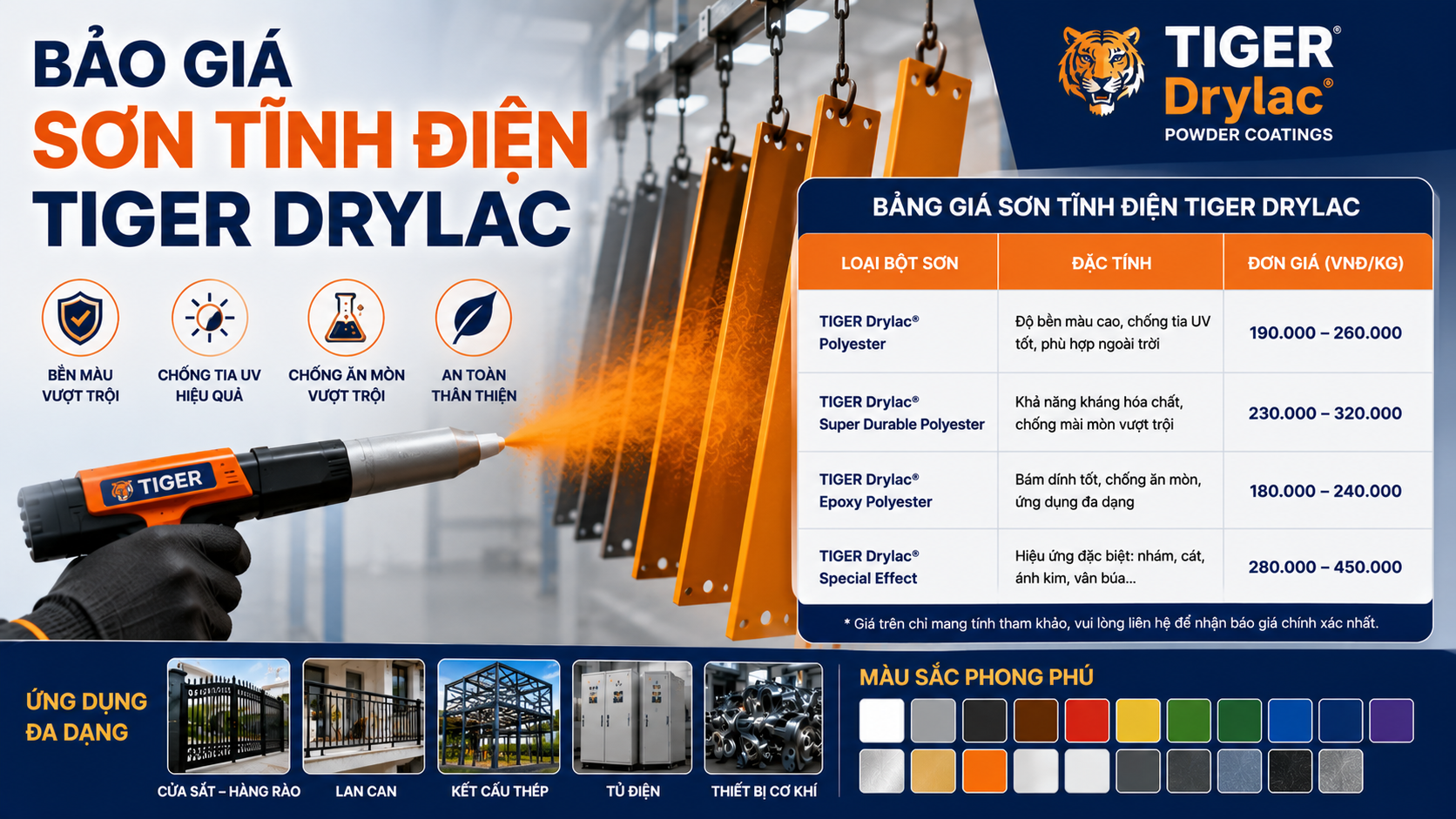 Bang Gia Son Tinh Dien Tiger Dryluc
