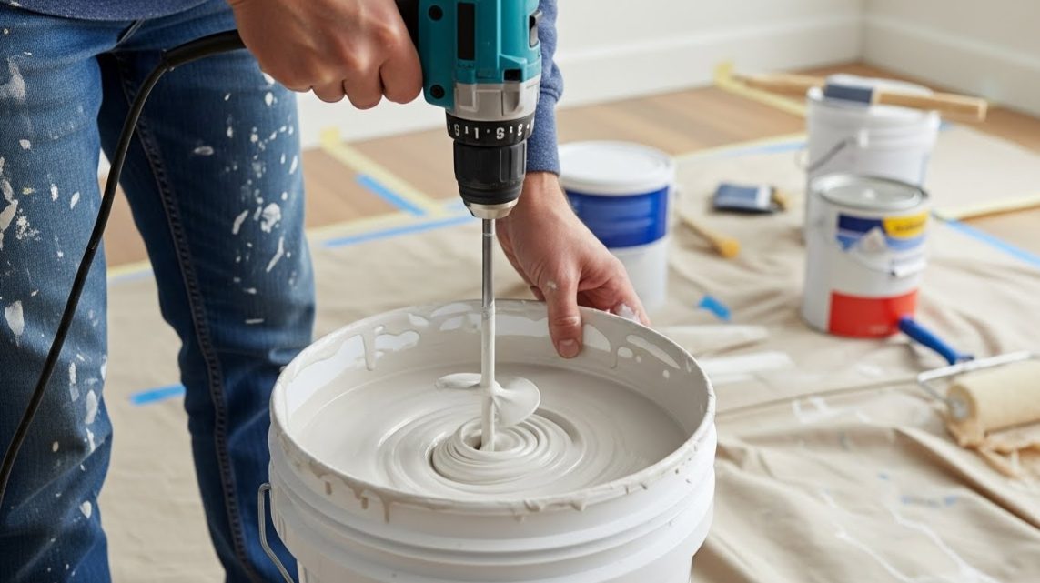 Cách pha sơn nội thất chuẩn kỹ thuật ai cũng làm được