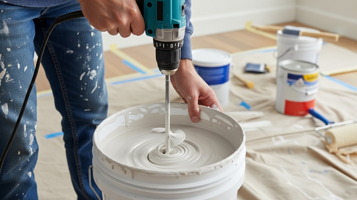 Cách pha sơn nội thất chuẩn kỹ thuật ai cũng làm được