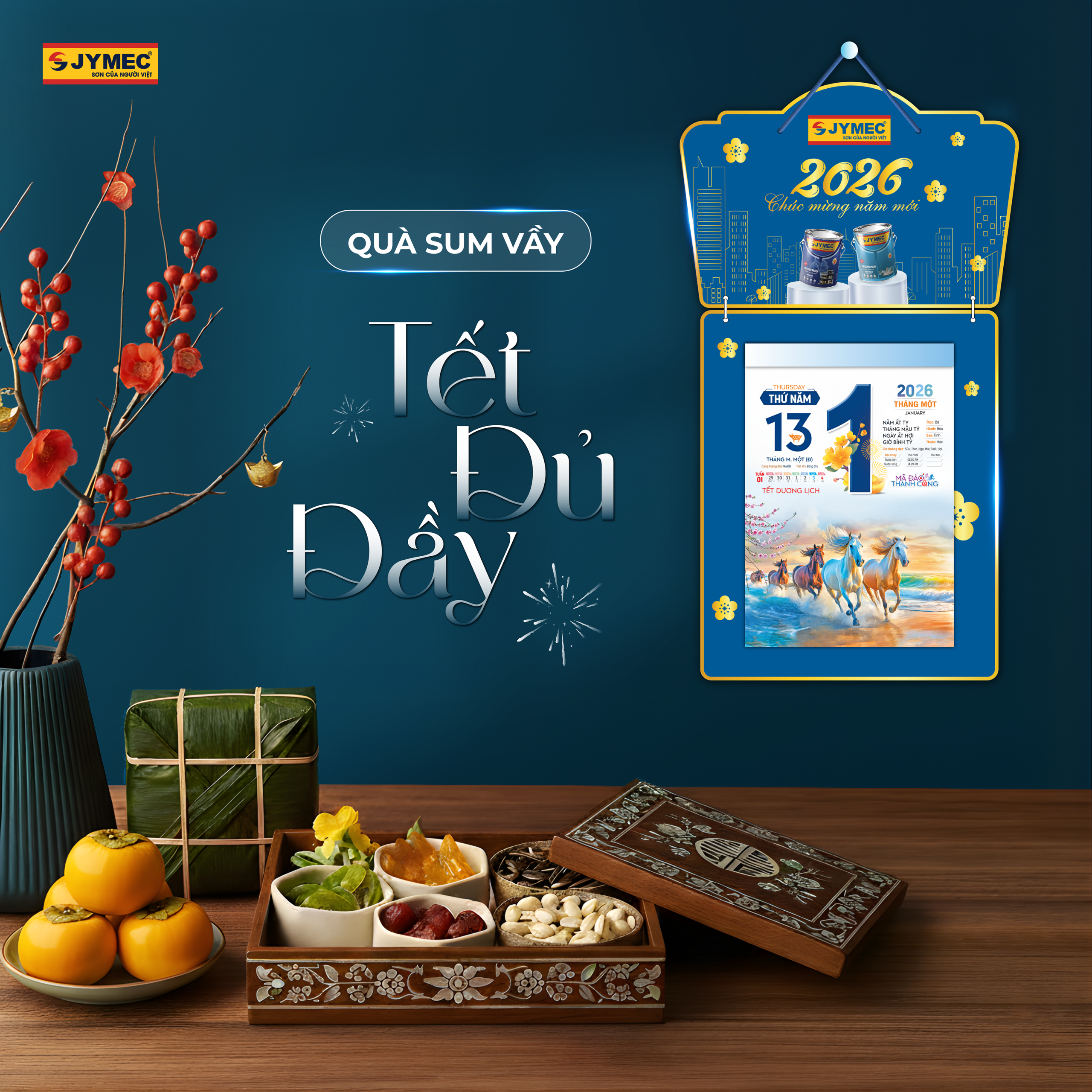 Tặng Lịch Tết 2026: Khởi Đầu Mới Rực Rỡ Cùng JYMEC
