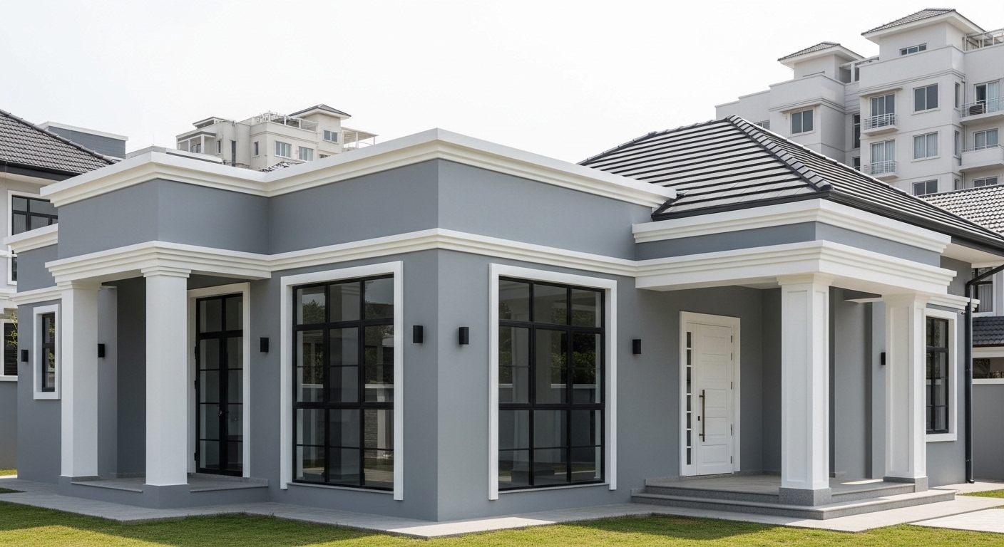 Mau Son Ngoai That Nha Cap 4 Dep 12