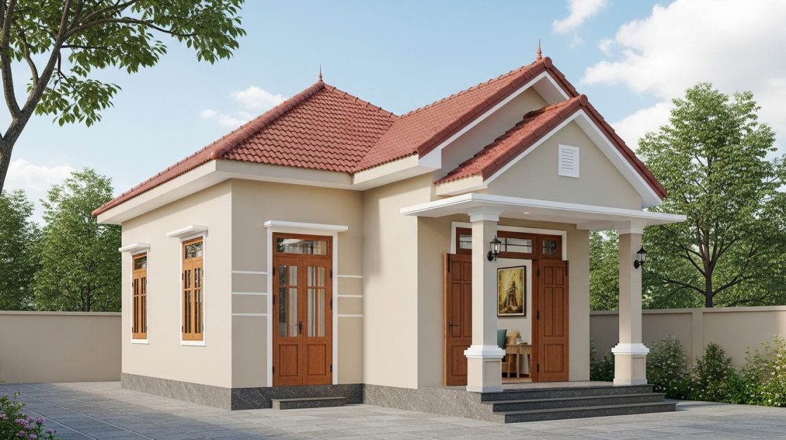 100+ Màu Sơn Ngoại Thất Nhà Cấp 4 Đẹp Hiện Đại 2026