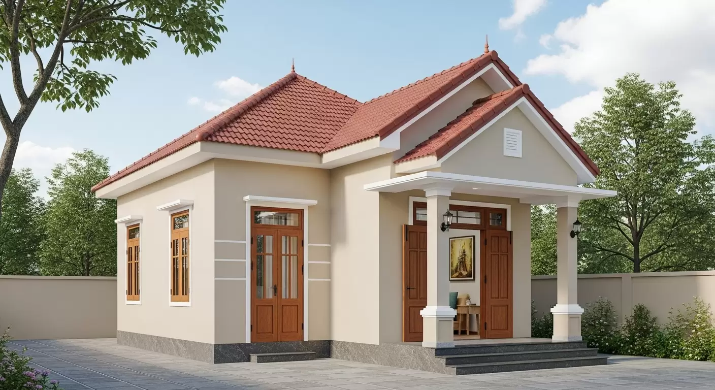 100+ Màu Sơn Ngoại Thất Nhà Cấp 4 Đẹp Hiện Đại 2026