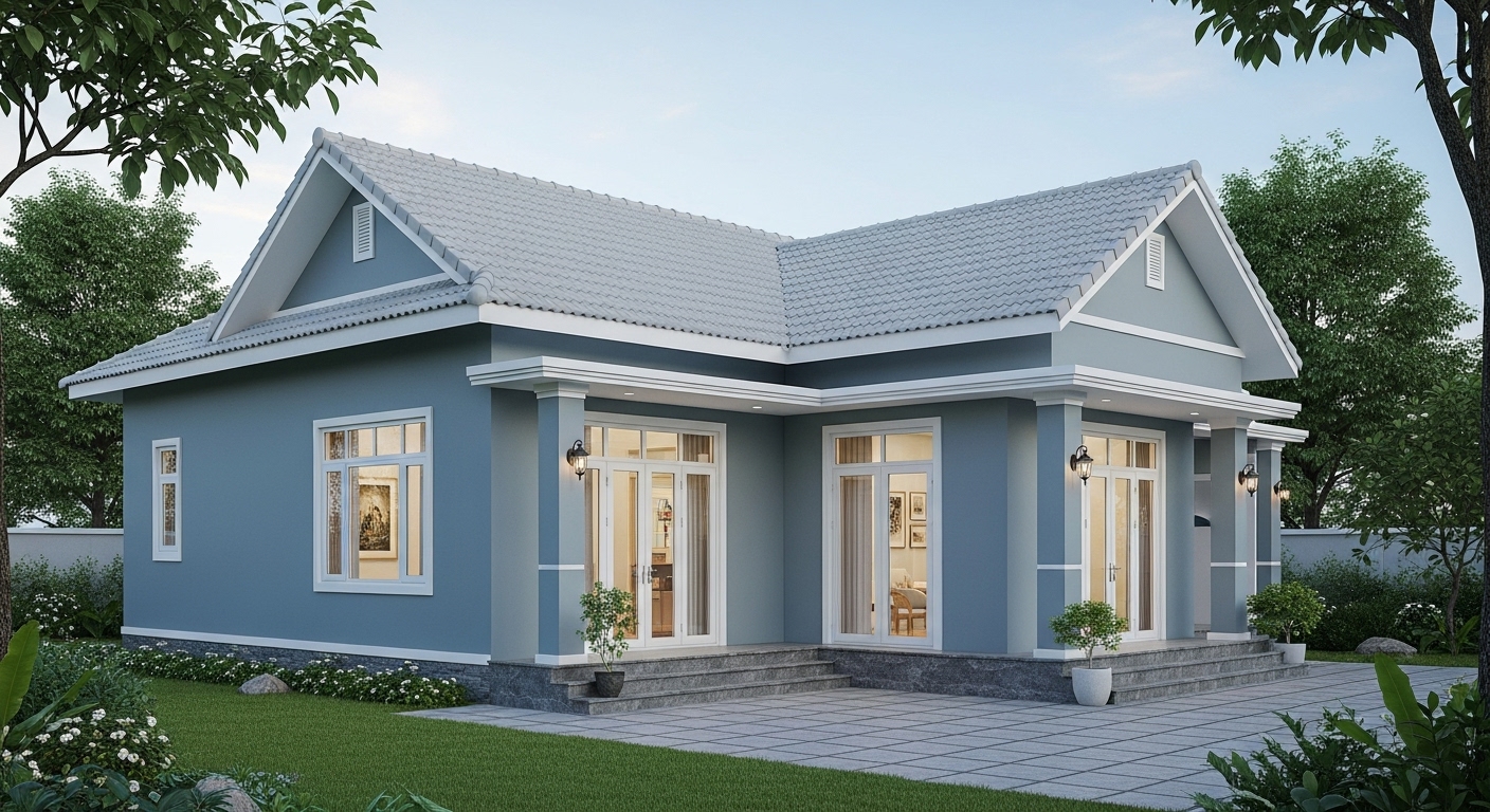 Mau Son Ngoai That Nha Cap 4 Dep 19