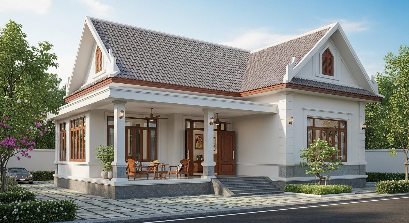 Mau Son Ngoai That Nha Cap 4 Dep 28