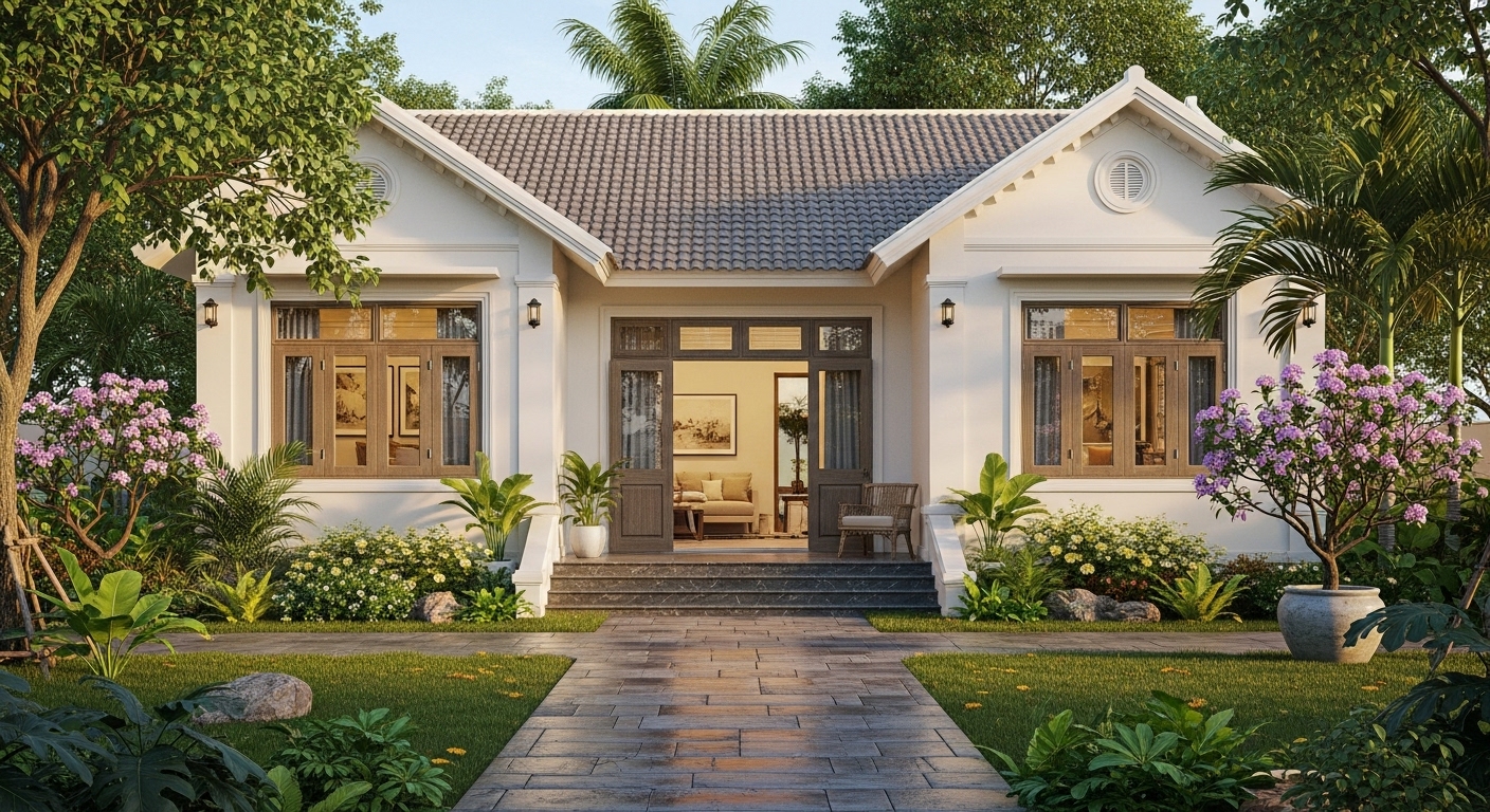 Mau Son Ngoai That Nha Cap 4 Dep 5