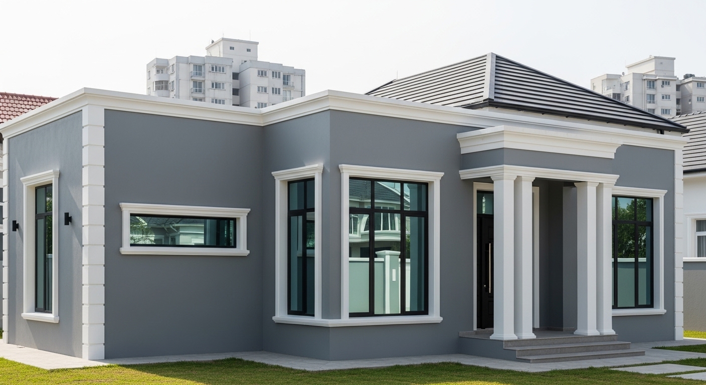 Mau Son Ngoai That Nha Cap 4 Dep 8