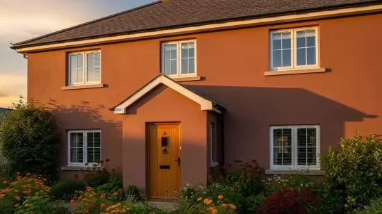 Sơn ngoại thất màu nâu đất mang lại vẻ đẹp hoàn cho căn nhà 2026