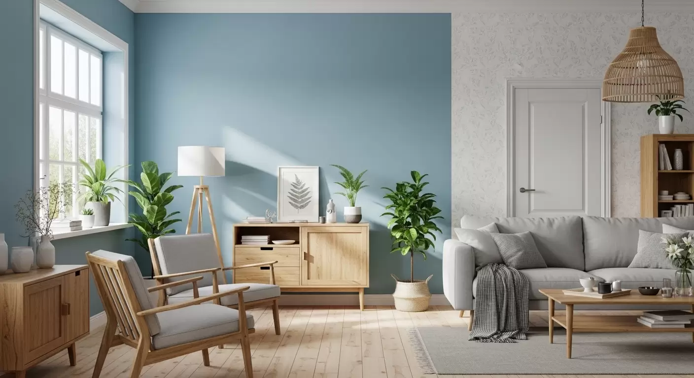 50+ Mẫu sơn nội thất màu xanh dẫn đầu xu hướng 2026