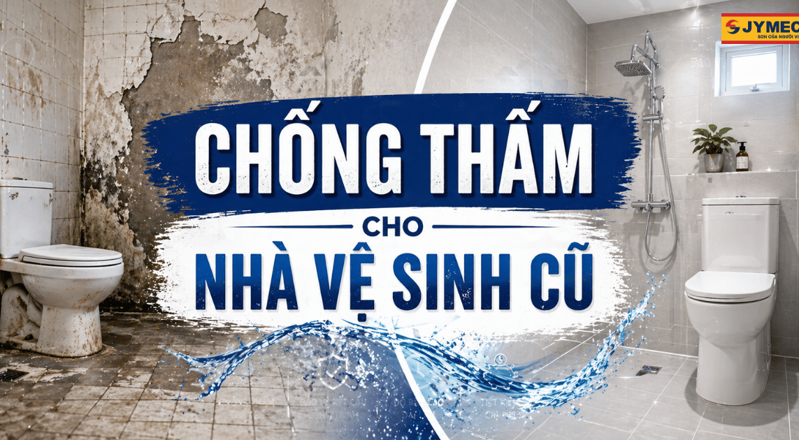 Mách bạn cách chống thấm nhà vệ sinh cũ triệt để 100%