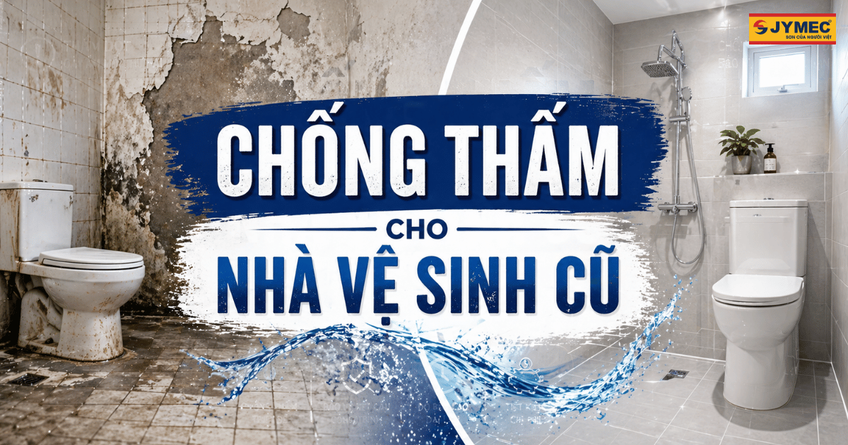 Mách bạn cách chống thấm nhà vệ sinh cũ triệt để 100%