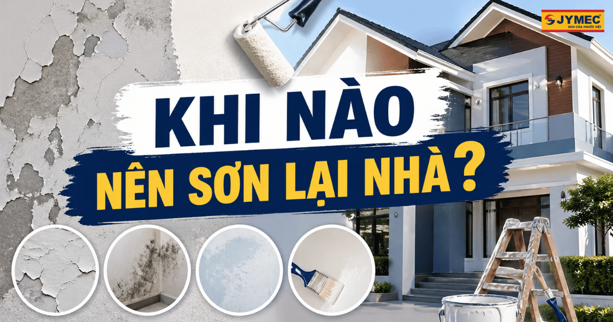 Khi nào nên sơn lại nhà? Dấu hiệu bạn không nên bỏ qua